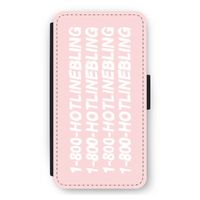 Hotline bling pink: iPhone 12 mini Flip Hoesje