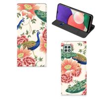 Smartphone hoesje voor Samsung Galaxy A22 5G Pink Peacock