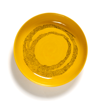 SERAX - Feast by Ottolenghi - Bord hoog L 22x22cm Sunny Yellow Sw
