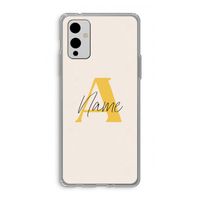 Amber Script: OnePlus 9 Transparant Hoesje