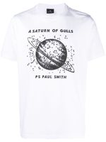 PS Paul Smith t-shirt en coton à imprimé graphique - Blanc