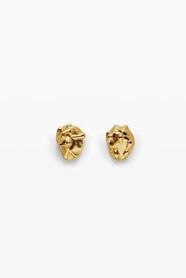 Ongelijke oorbellen goudbad Zalio - MATERIAL FINISHES - U