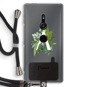Green Brush: Sony Xperia XZ2 Transparant Hoesje met koord