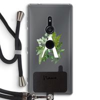 Green Brush: Sony Xperia XZ2 Transparant Hoesje met koord