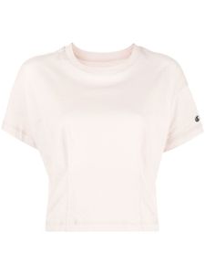 Champion t-shirt en coton à patch logo - Rose