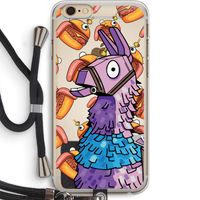 Loot Burger: iPhone 6 PLUS / 6S PLUS Transparant Hoesje met koord