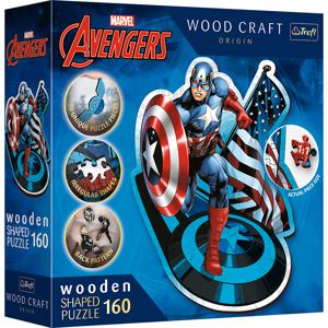 Trefl Wood Craft Origin MARVEL: Avengers 20194 puzzel Vormpuzzel 160 stuk(s) Strips