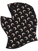 Marine Serre cagoule à imprimé Regenerated Moon - Noir