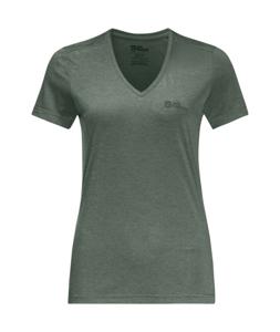 Jack wolfskin Crosstail T-shirt Dames Eucalyptus S
