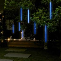 VidaXL Meteoorlichten 8 st 288 led's binnen/buiten 50 cm blauw - thumbnail