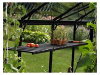 Vitavia Aluminium kasrek, 120 x 30 x 34 cm, zwart