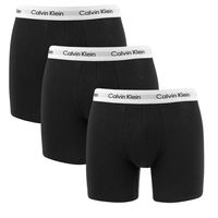 Calvin Klein Boxershorts long 3-pack zwart-wit - thumbnail