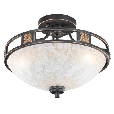 Trio Plafondlamp AntiekSeries 6081 42cm bronsbruin - 608100324