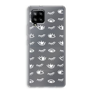 Eye pattern #3: Samsung Galaxy A42 5G Transparant Hoesje