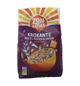 Krokante muesli noten en zaden bio
