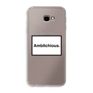 Ambitchious: Samsung Galaxy J4 Plus Transparant Hoesje
