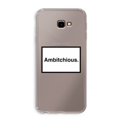 Ambitchious: Samsung Galaxy J4 Plus Transparant Hoesje