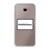 Ambitchious: Samsung Galaxy J4 Plus Transparant Hoesje