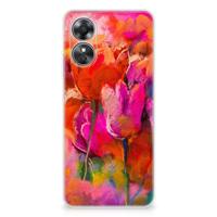 Smartphone hoesje OPPO A17 Tulips