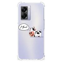 OPPO A77 5G | A57 5G Stevig Bumper Hoesje Cow - thumbnail