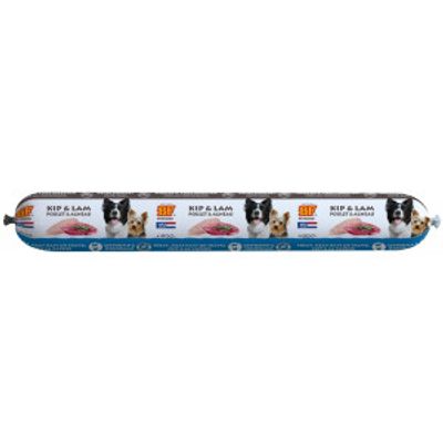 BF Petfood Vleesvoeding worst kip met lam hondenvoer (800 g) 800 g