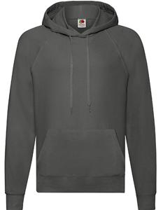 Fruit Of The Loom F430 Lightweight Hooded Sweat - Light Graphite (Solid) - XL