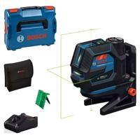 Laser combinato BOSCH GCL 12V-50-22 CG + supporto RM 20 + batteria GBA 12V 2.0Ah in L-Boxx
