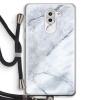 Witte marmer: Honor 6X Transparant Hoesje met koord