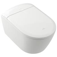 Villeroy & Boch Supreo Select Douche WC - ladydouche - geurafzuiging - spoelrandloos - verwarmde zitting - white alpine v16en3r1