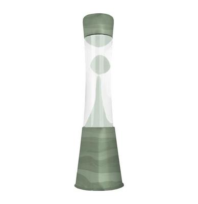 Fisura Lava Lamp - Jade Met Transparante Vloeistof En Mint Lava