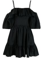 Ulla Johnson robe courte Lila à épaules dénudées - Noir