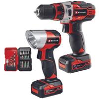 Einhell TE-CD 12/1 Li +22+CL (2x2.0Ah) 4513598 Accu-schroefboormachine 12 V 2 Ah Li-ion Incl. 2 accus, Incl. accessoires