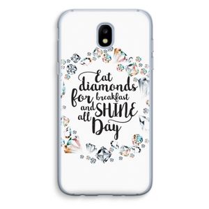 Diamonds: Samsung Galaxy J5 (2017) Transparant Hoesje