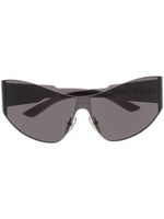 Balenciaga Eyewear lunettes de soleil à monture transparente - Noir