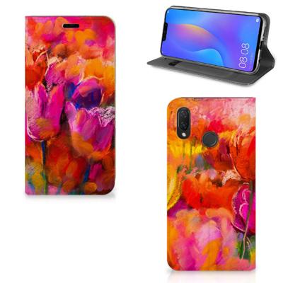 Bookcase Huawei P Smart Plus Tulips Bookcase Huawei P Smart Plus Tulips