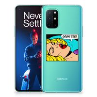 OnePlus 8T Silicone Back Cover Popart Oh Yes - thumbnail