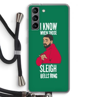 Sleigh Bells Ring: Samsung Galaxy S21 Transparant Hoesje met koord