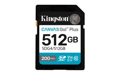Kingston Canvas Go Plus 512GB SD Kingston Canvas Go Plus 512GB SD
