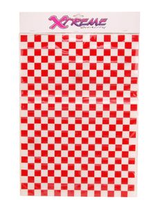 Diverse Stickerset blokvlag rood