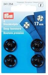 Prym Aannaaidrukknopen Zwart 17 mm