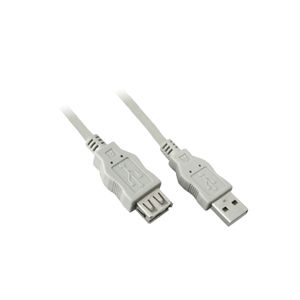 ASSMANN Electronic AK 701/3 USB-kabel 3 m USB A Beige