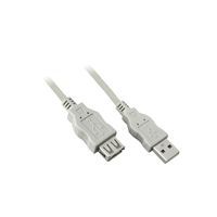 ASSMANN Electronic AK 701/3 USB-kabel 3 m USB A Beige - thumbnail