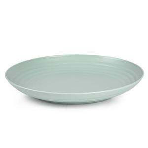 Plasticforte Rond diner bord/camping bord - Dia 25 cm - mintgroen - kunststof - Dinerborden