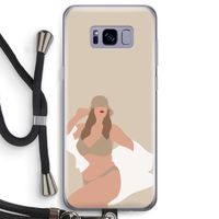 One of a kind: Samsung Galaxy S8 Transparant Hoesje met koord
