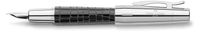 Faber-Castell FC-148232 Vulpen E-motion Kroko zwart EF - thumbnail
