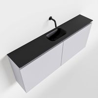 Toiletmeubel Mondiaz Ture | 120 cm | Meubelkleur Cale | Eden wastafel Urban Midden | Zonder kraangat