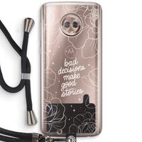Good stories: Motorola Moto G6 Transparant Hoesje met koord