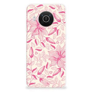 Nokia X10 | X20 TPU Case Pink Flowers