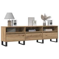 Tv-meubel 150x30x44,5 cm bewerkt hout artisanaal eikenkleur - thumbnail