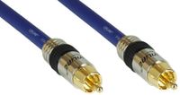 InLine 89450P audio kabel 0,5 m RCA Blauw